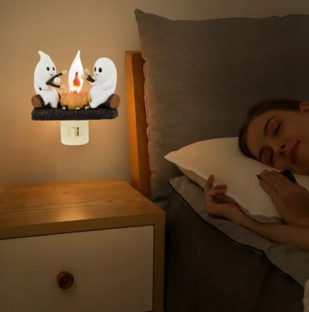 Add a spooky touch to your home with our Halloween night light