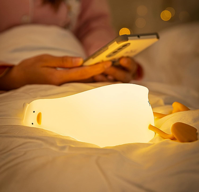 Lying Flat Duck Night Light: A Quirky and Functional Nursery Essential