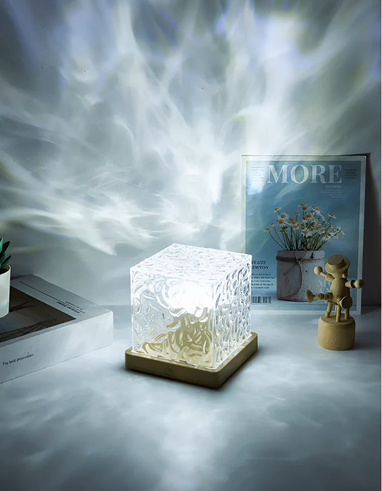 A Touch of Magic: The RGB Crystal Cube Lamp