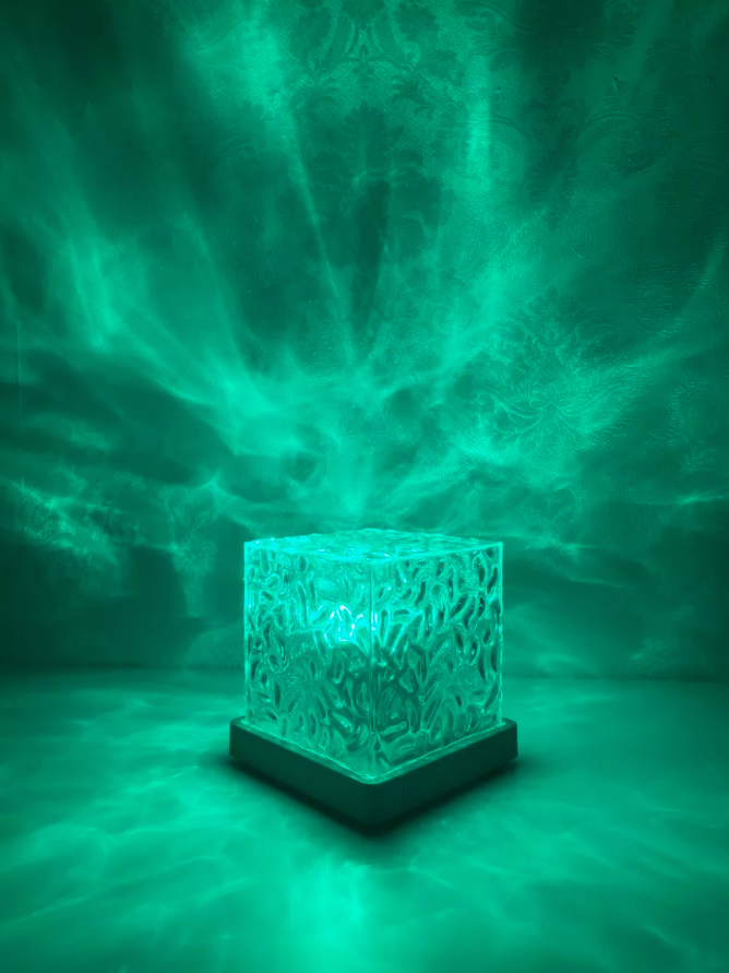 A Touch of Magic: The RGB Crystal Cube Lamp