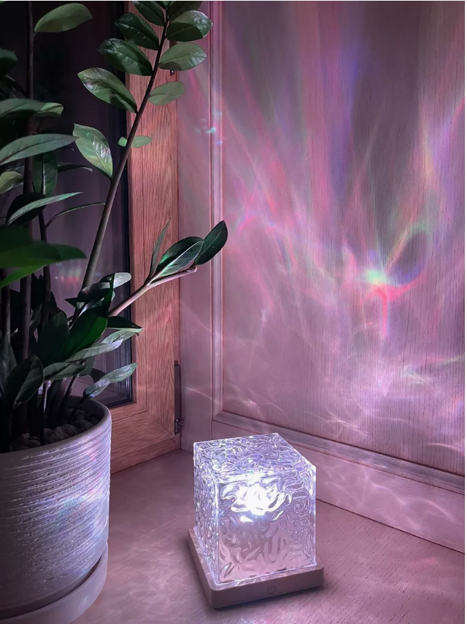 A Touch of Magic: The RGB Crystal Cube Lamp