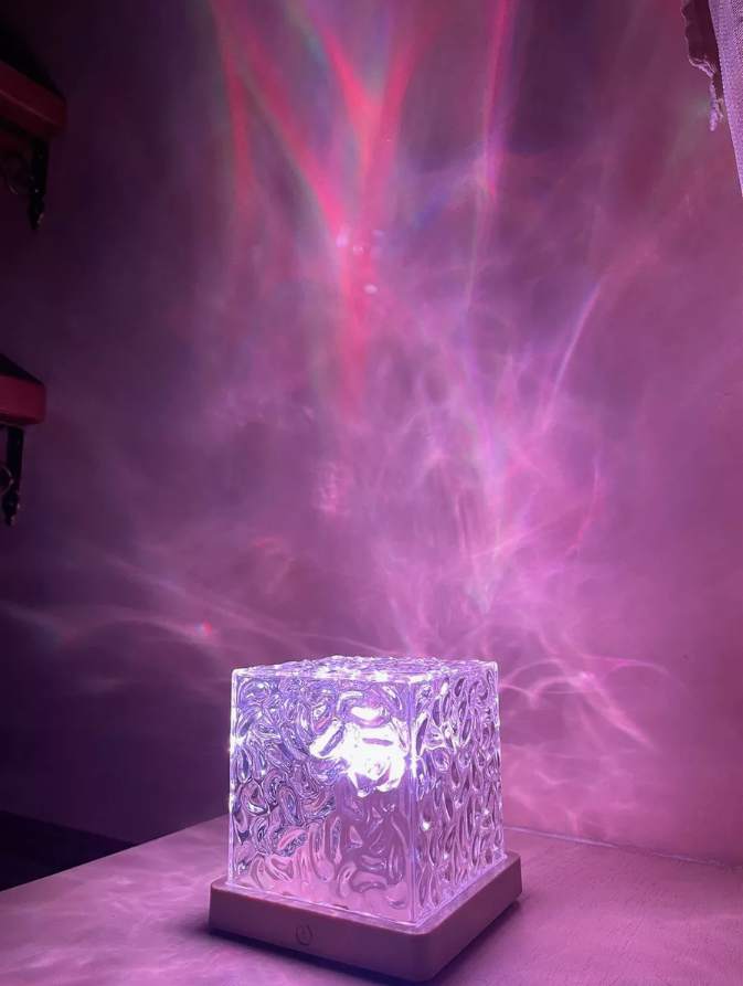 A Touch of Magic: The RGB Crystal Cube Lamp