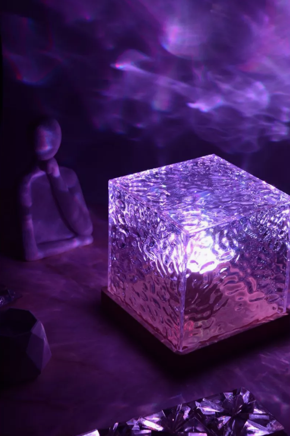 A Touch of Magic: The RGB Crystal Cube Lamp