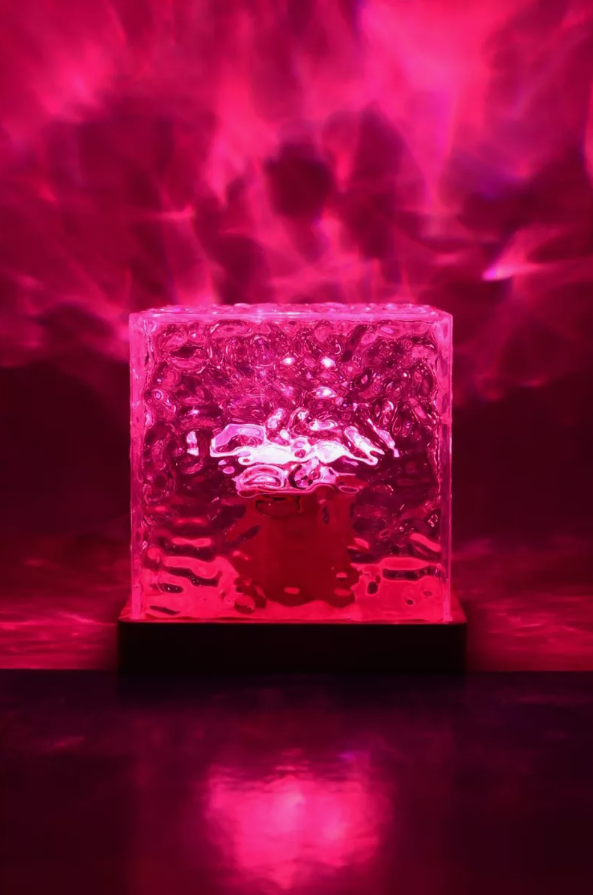 A Touch of Magic: The RGB Crystal Cube Lamp