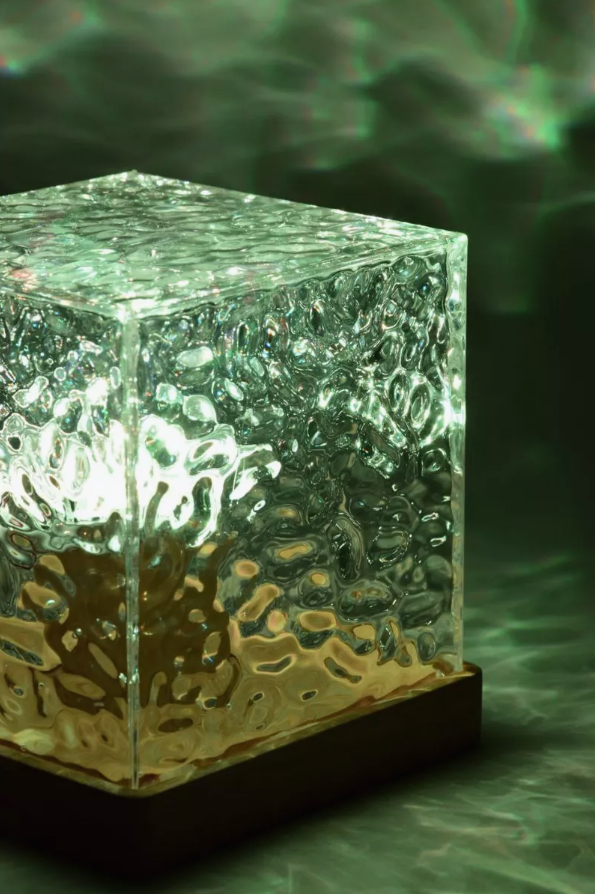 A Touch of Magic: The RGB Crystal Cube Lamp