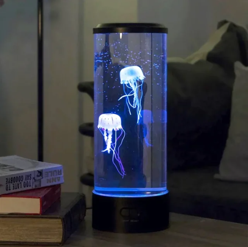 Cool LED jellyfish night light for kids' rooms with vibrant colors