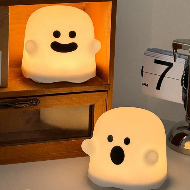 Halloween-themed little ghost night light for a fun festive touch