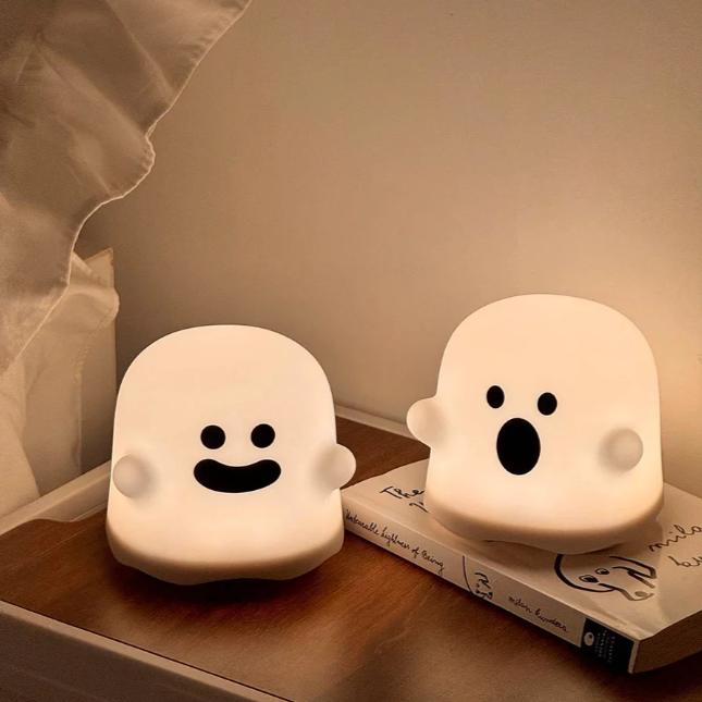 Little ghost night light for nursery with a calming glow