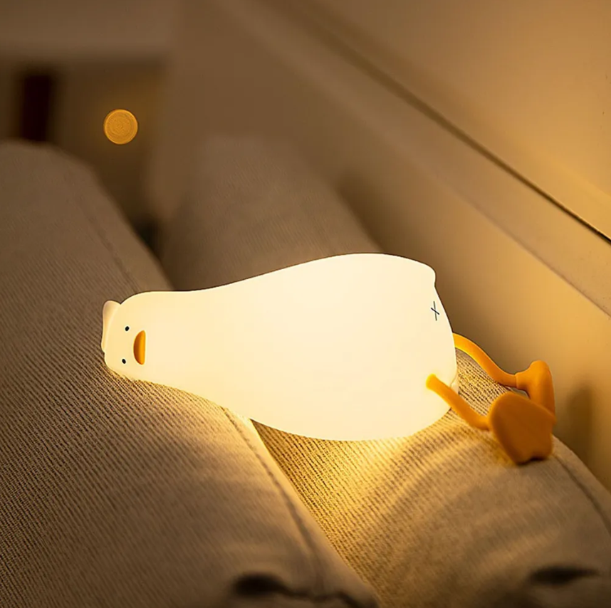 Unique lying flat duck night light, an ideal gift for kids